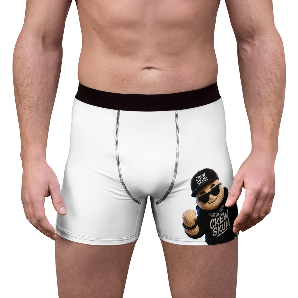 Bad Ass Boxer Briefs — Crew Skum Mascot & #openfordaddy’s Susses Graphic