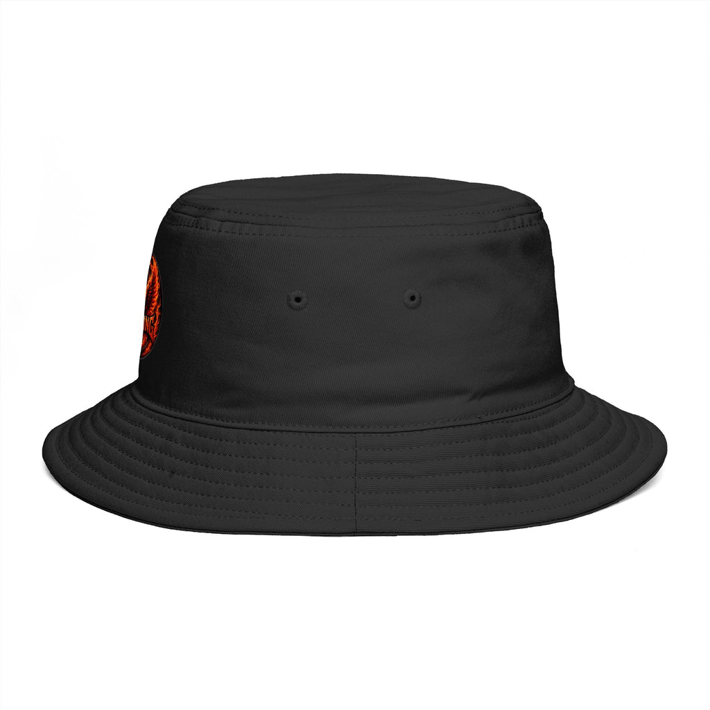 Next Level Creation Agency Brown Bucket Hat — Logo Embroidered Streetwear