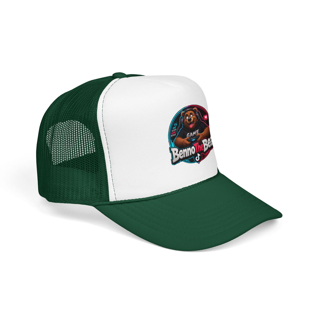 Trucker Hat — 'Benno the Bear' Gaming Logo Foam Cap