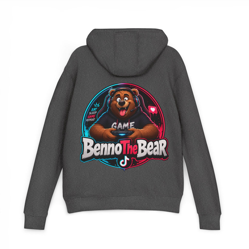 Benno The Bear Gaming Hoodie — Gamer Logo Pullover