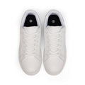 Leather Low-Top Sneakers — Minimal White Men’s Casual Shoes