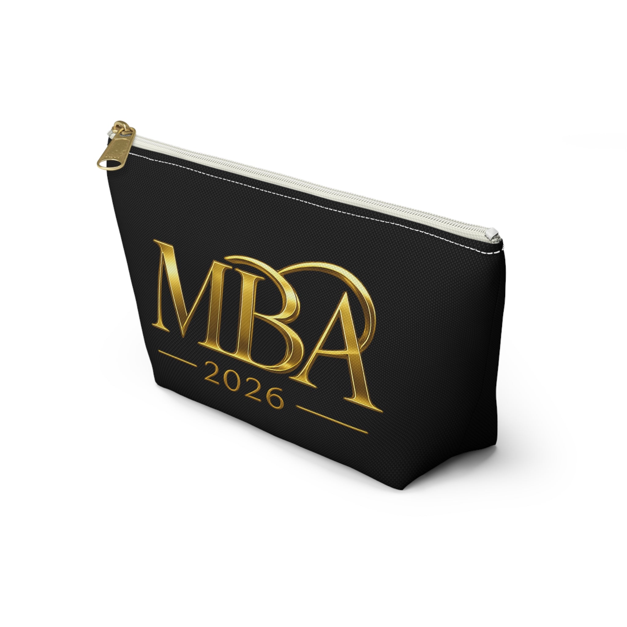 MBA 2026 Gold Logo Accessory Pouch
