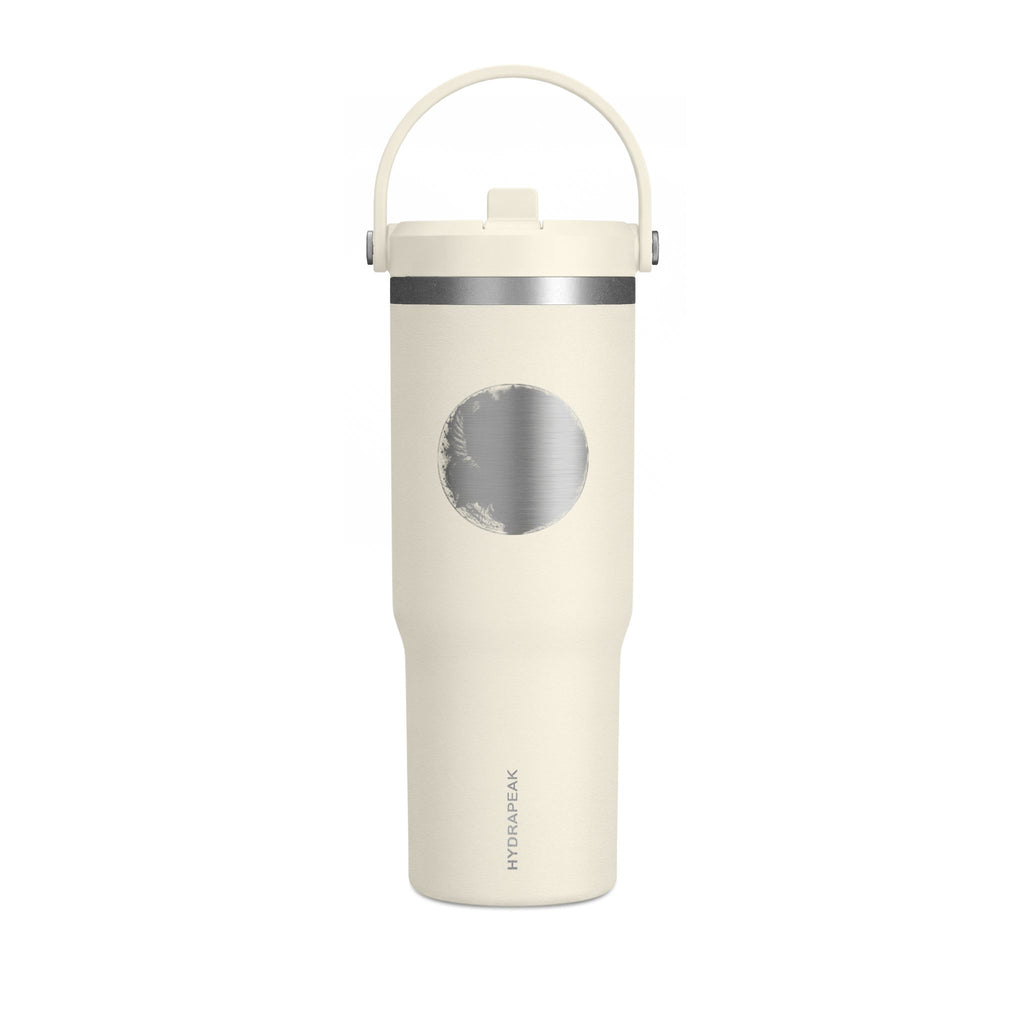 32oz Nomad Moon Tumbler — Matte Black Insulated Travel Cup