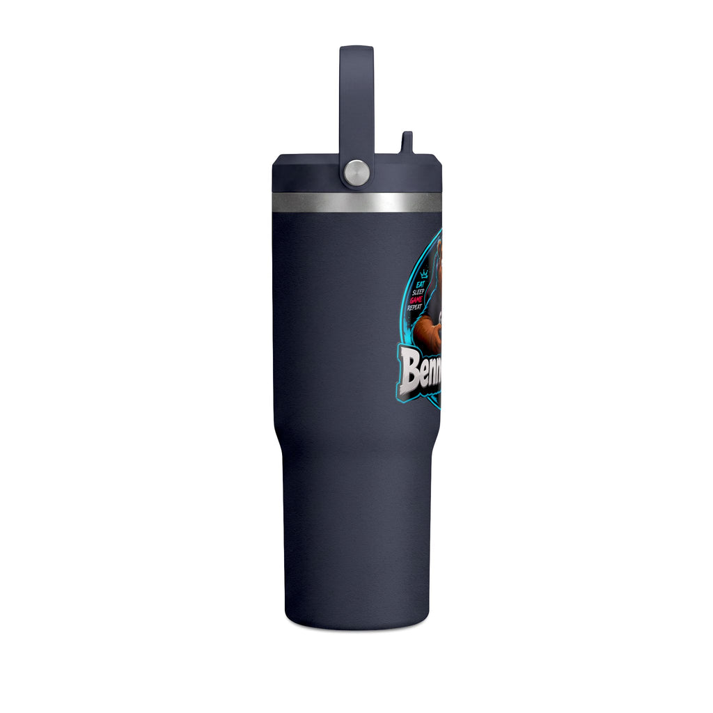 Benno The Bear 32oz Tumbler — Insulated Gaming Travel Bottle