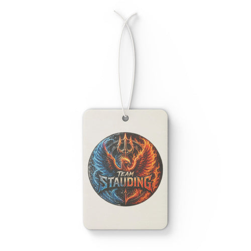 Car Air Freshener — Team Stauding Fiery Phoenix Scented Logo Air Freshener