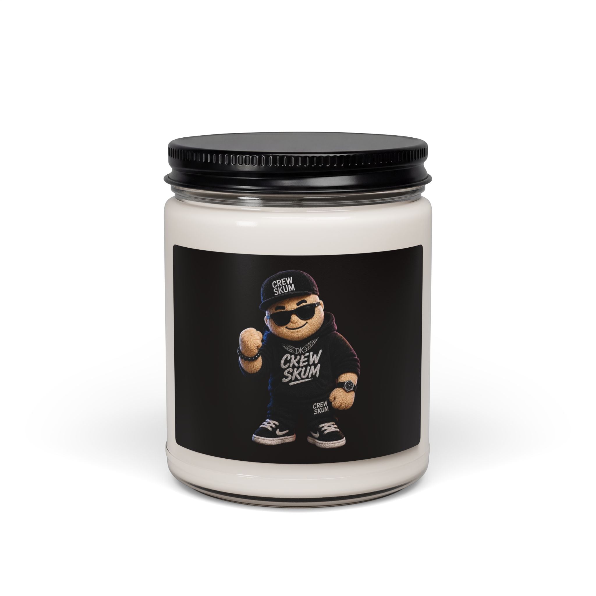 9oz Soy Candle — Crew Skum Character Scented Jar (Novelty Graphic)