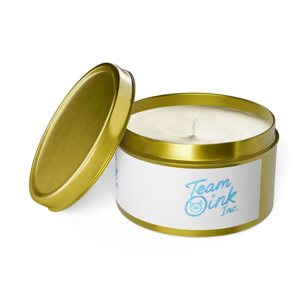 Team Oink Tin Candle — Scented Travel Candle in Portable Tin