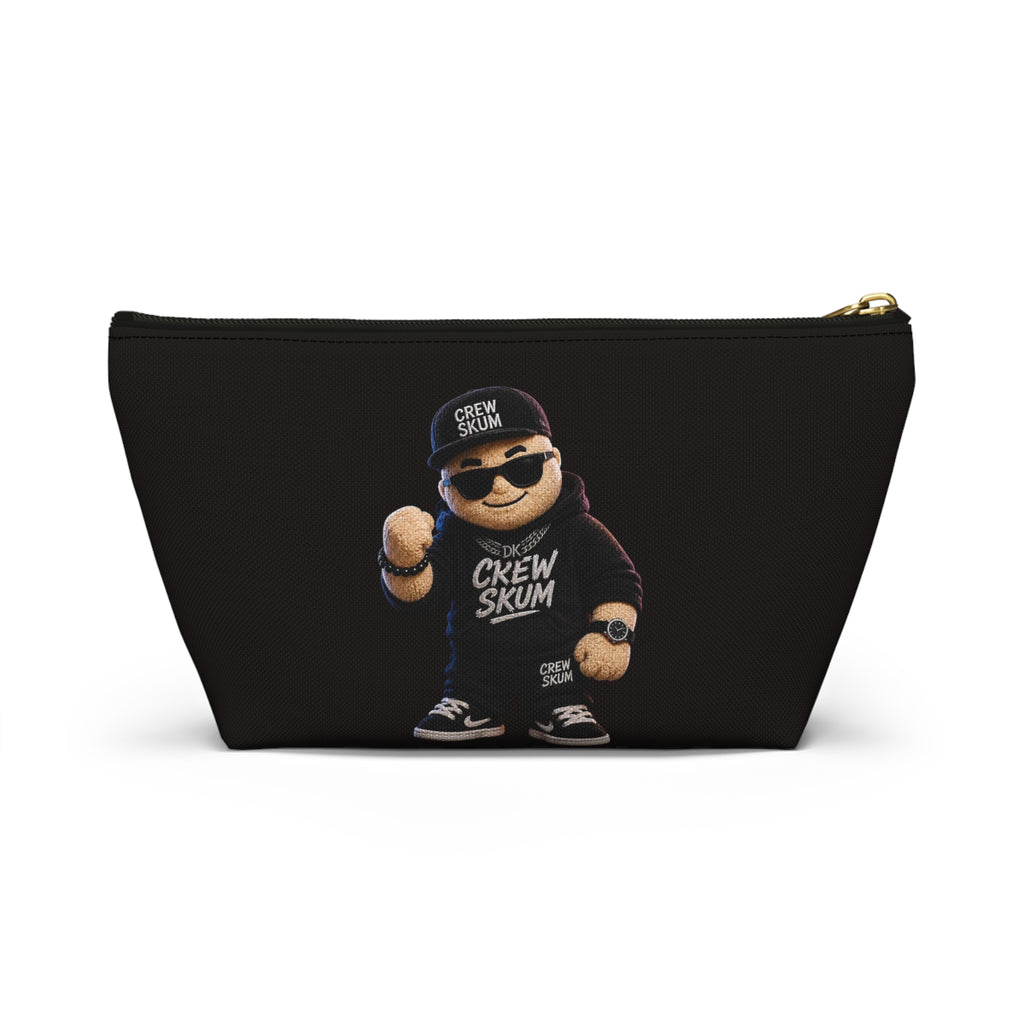 Crew Skum Cartoon Character Accessory Pouch — T‑Bottom Cosmetic Bag