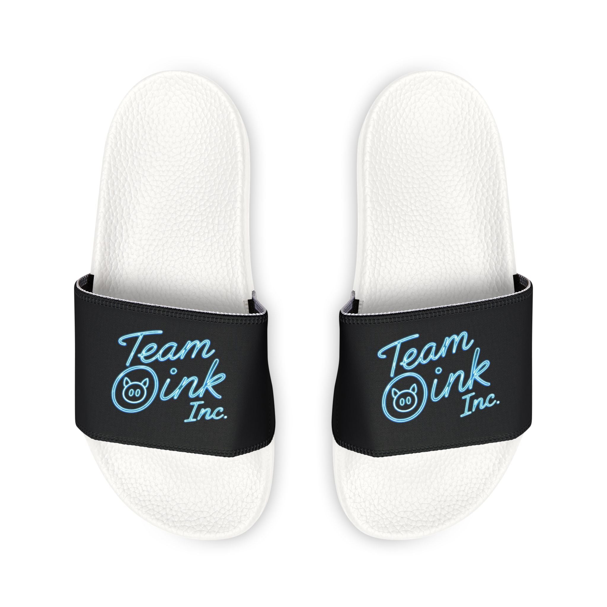 Men's Logo Slide Sandals — Removable Strap Casual Pool & Lounge Slides