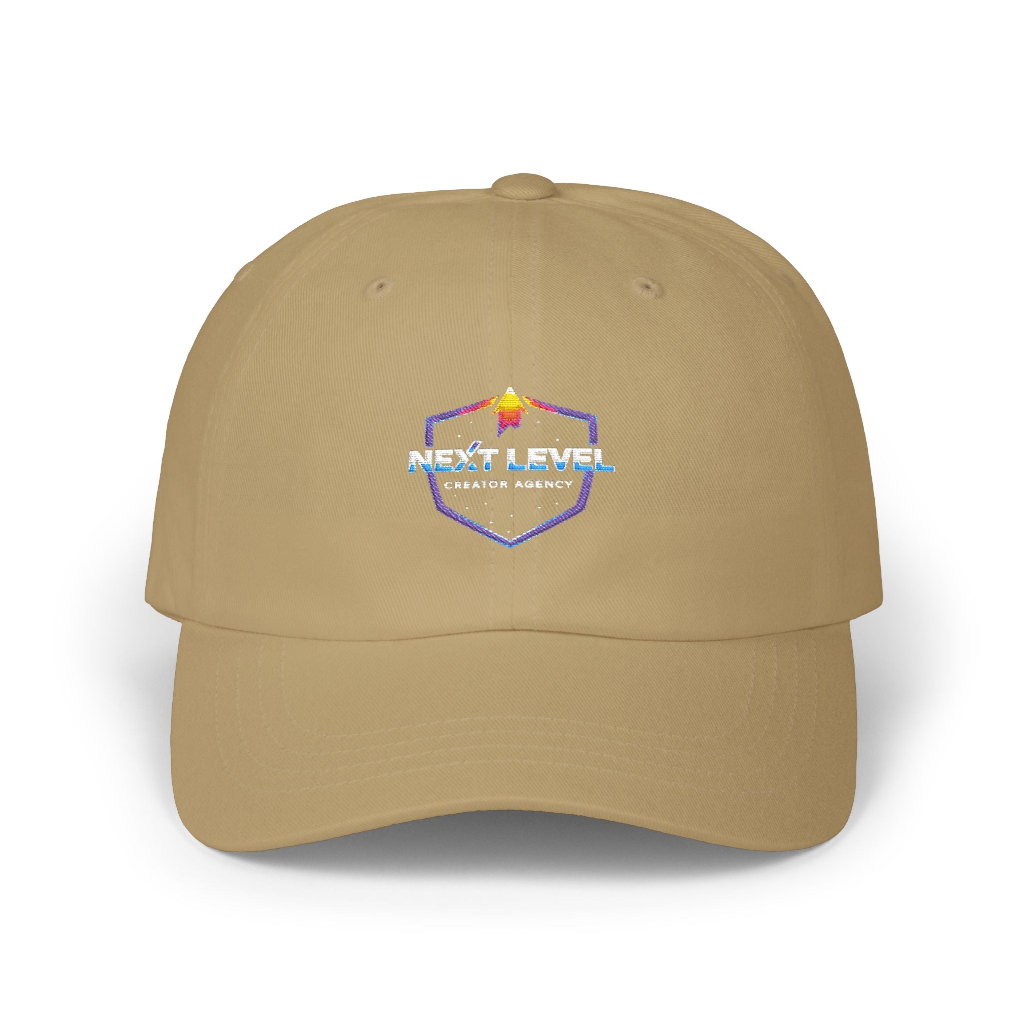 Next Level Gamer Shield Cap | Retro Pixel Gaming Logo