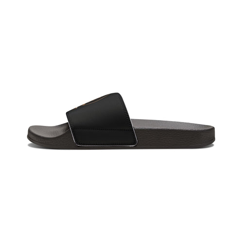 Bear Graphic Slide Sandals — Men’s Removable‑Strap Casual Slides
