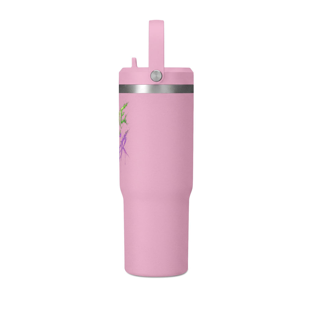 Tumbler — "Mike the Joker" Neon Graffiti 32oz Insulated Travel Mug