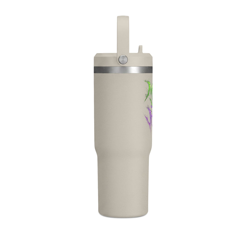 Tumbler — "Mike the Joker" Neon Graffiti 32oz Insulated Travel Mug