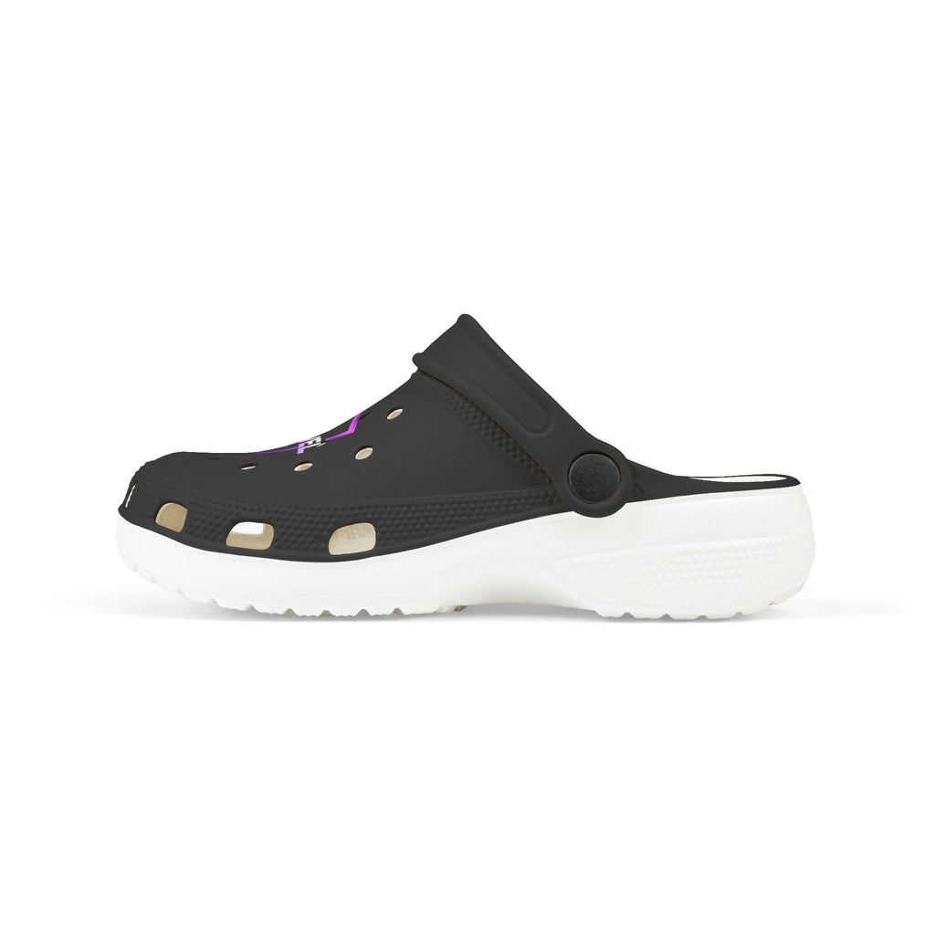 Kid's 'Next Level' Neon Shield Foam Clogs — Lightweight Slip‑On Sandals