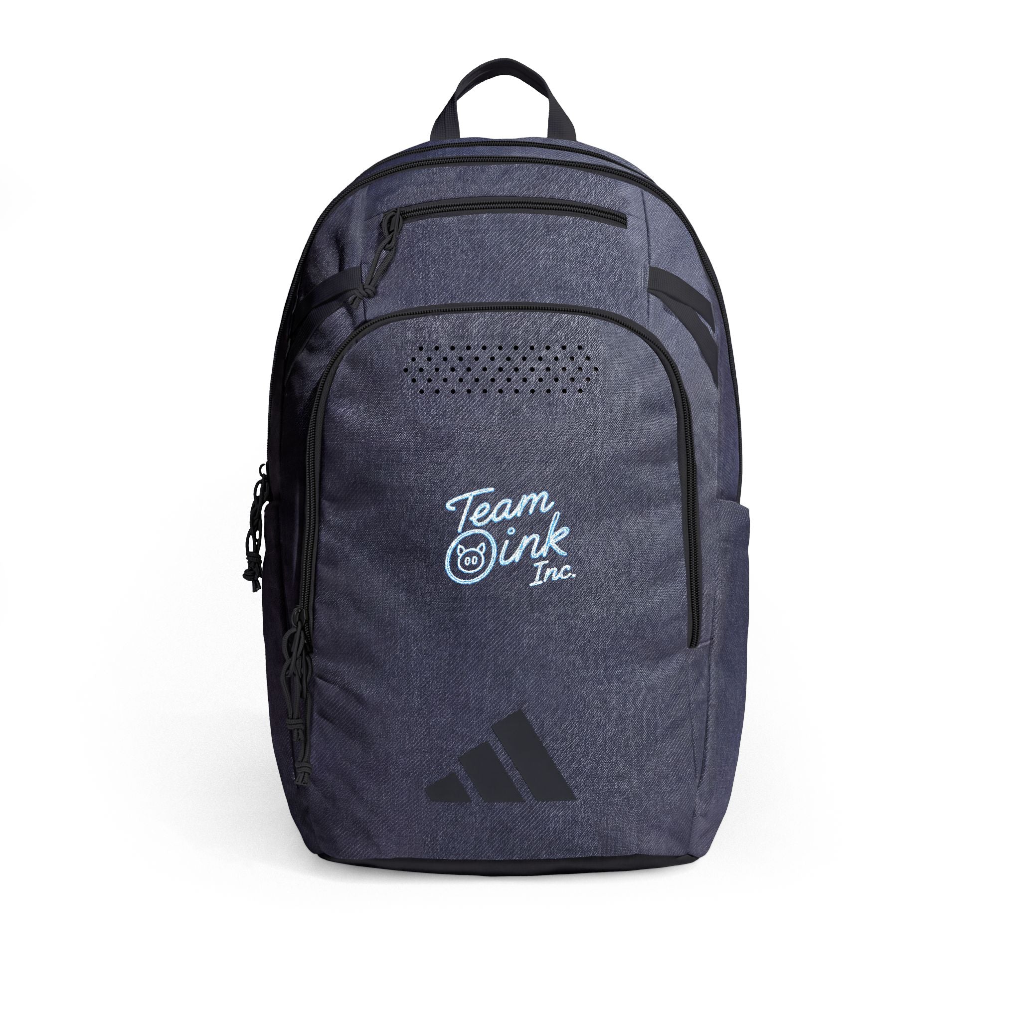 Embroidered Adidas Defender 5 Backpack — Team Wink Logo