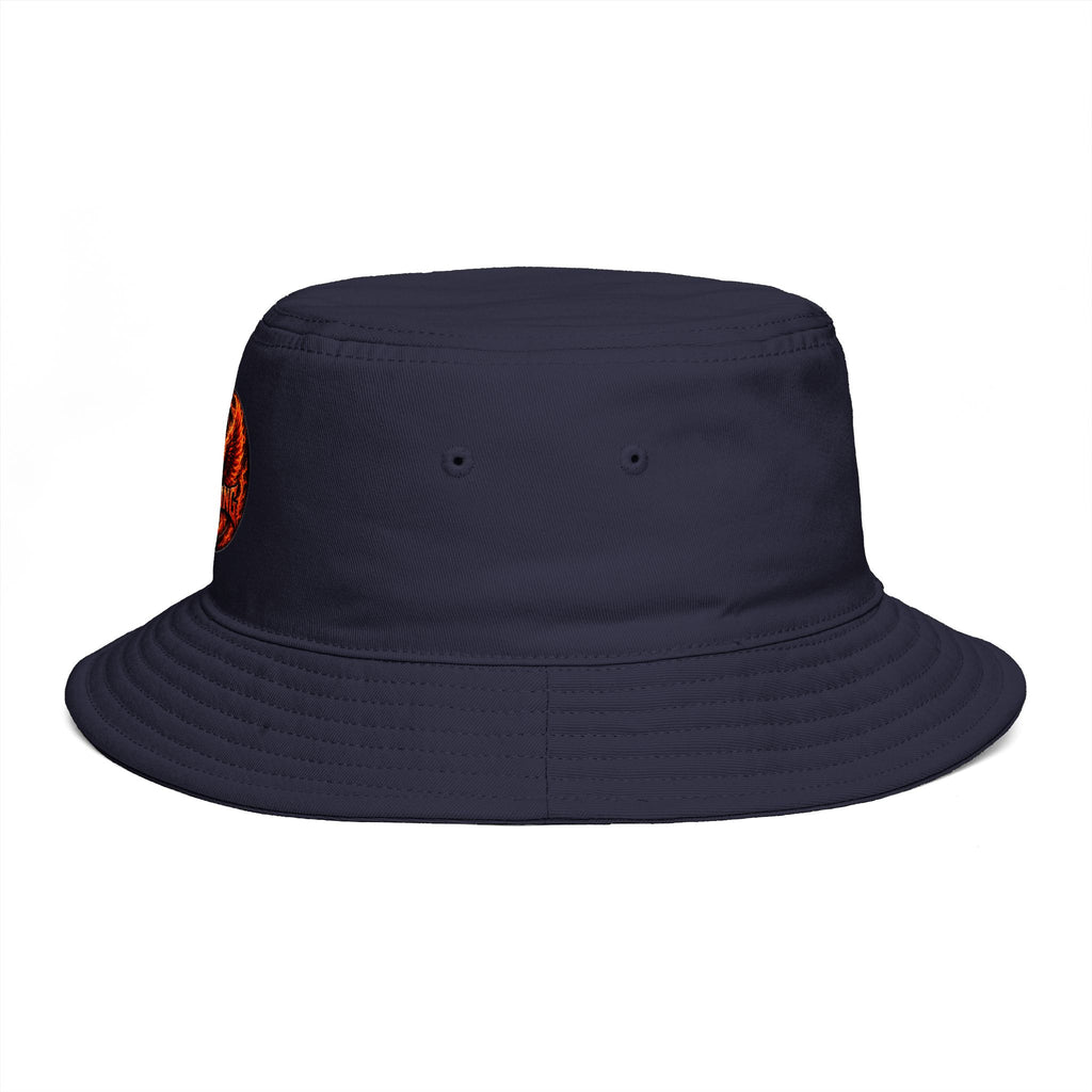 Next Level Creation Agency Brown Bucket Hat — Logo Embroidered Streetwear