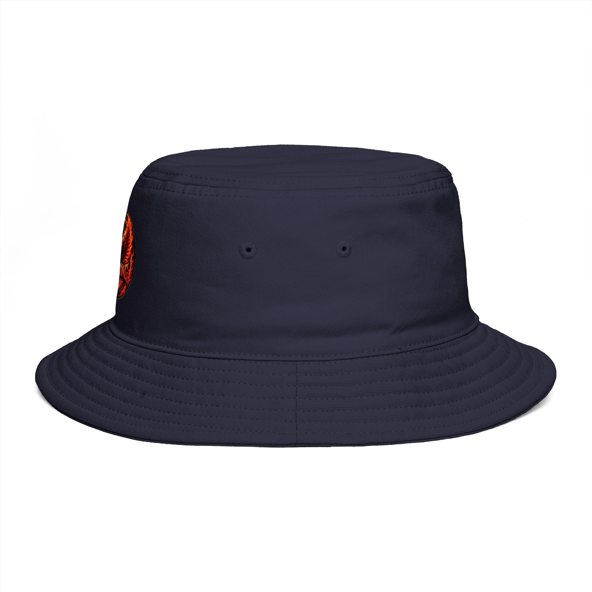 Next Level Creation Agency Brown Bucket Hat — Logo Embroidered Streetwear