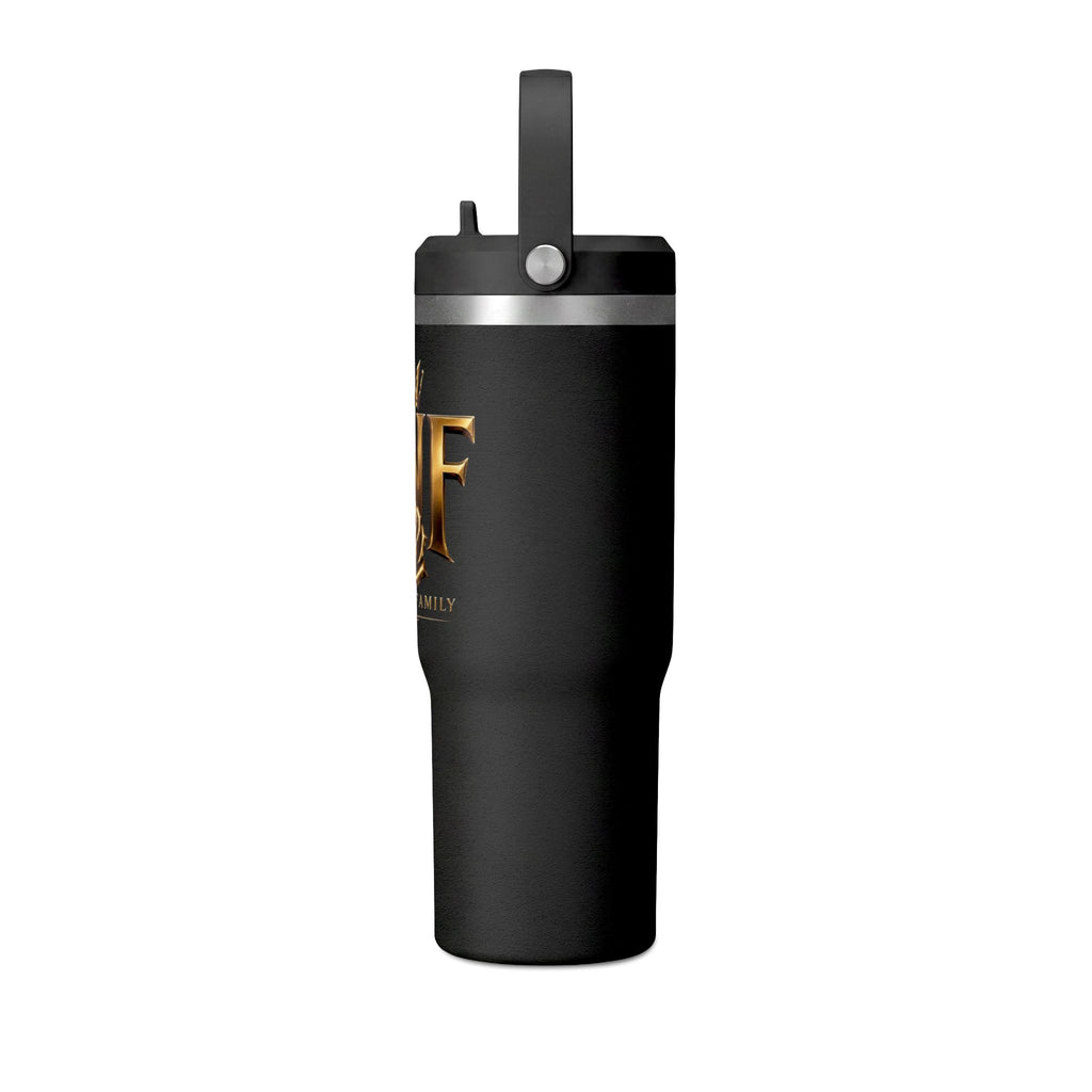 Nomad 32oz Tumbler — TNF 'The Naji Family' Gold Crown & Rose Insulated Travel Cup