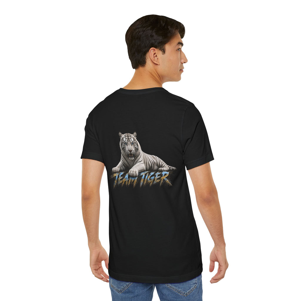 Team Tiger Graphic T-Shirt — White Tiger Illustration Tee