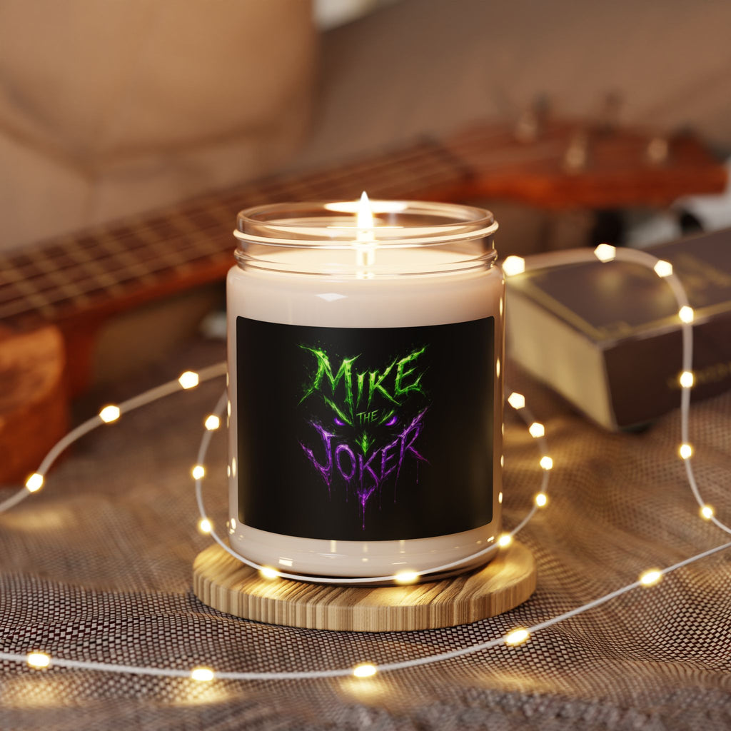 Mike the Joker Scented Soy Candle — 9oz Spooky Green & Purple Horror Candle