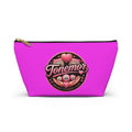 Pink Tonemor Bingo Accessory Pouch — T-Bottom Cosmetic Bag