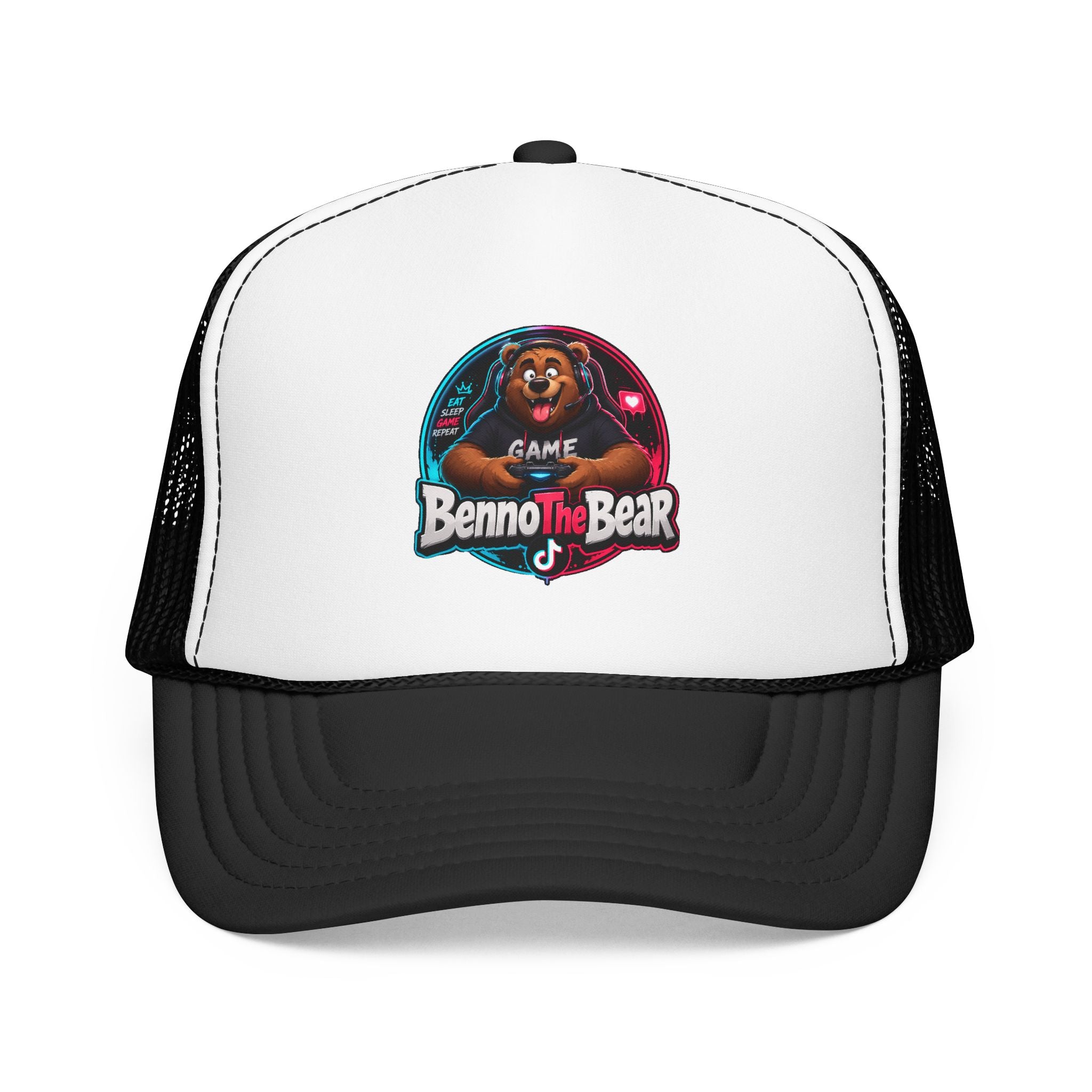 Trucker Hat — 'Benno the Bear' Gaming Logo Foam Cap