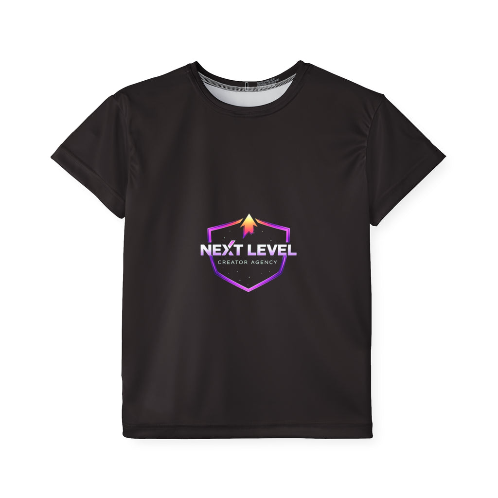 Kids Sports Jersey — "Next Level" Creator Agency Athletic Tee