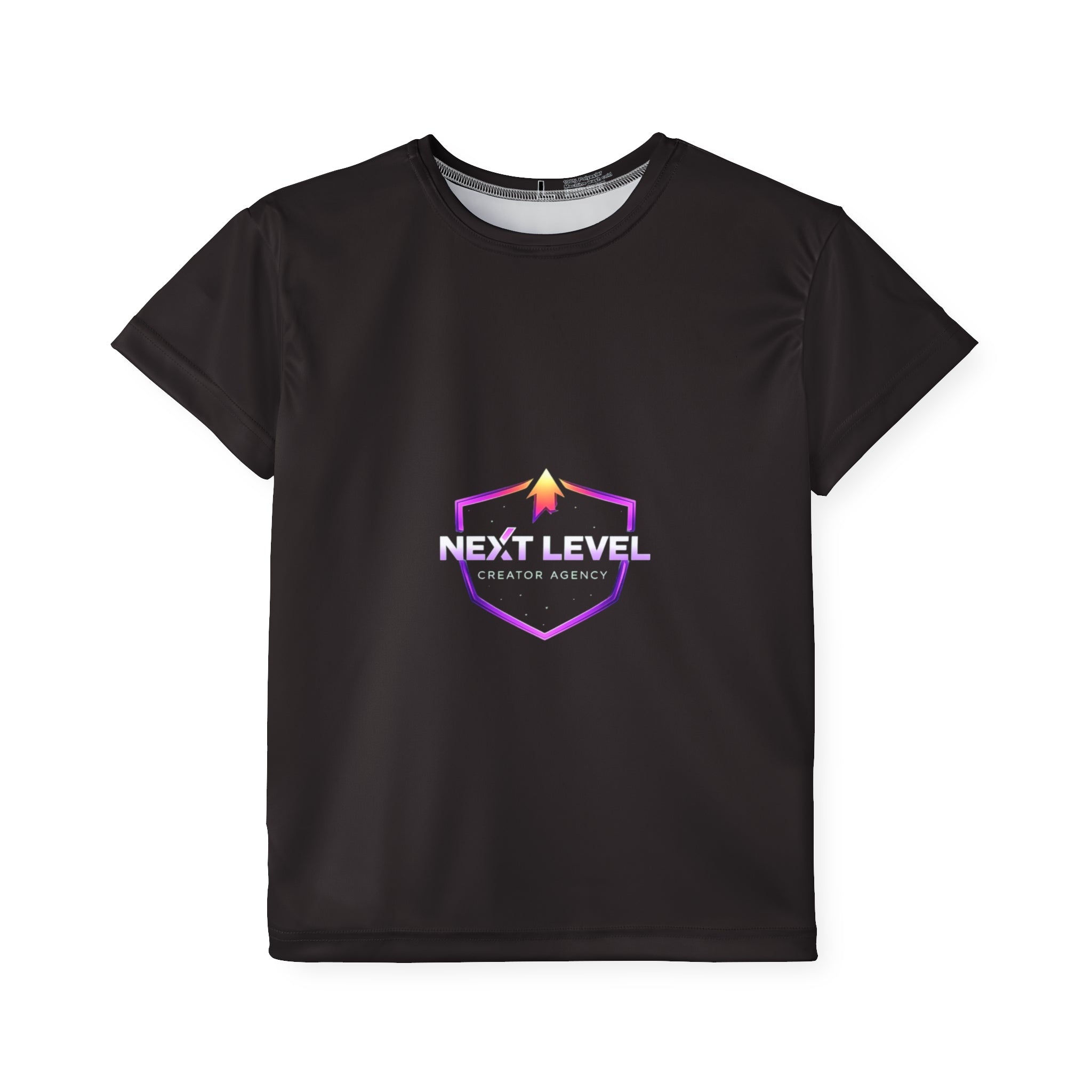 Kids Sports Jersey — "Next Level" Creator Agency Athletic Tee