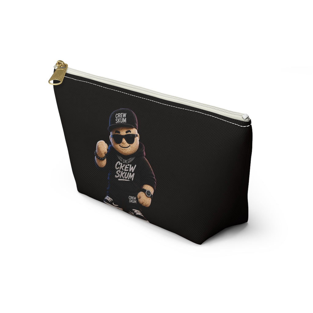 Crew Skum Cartoon Character Accessory Pouch — T‑Bottom Cosmetic Bag