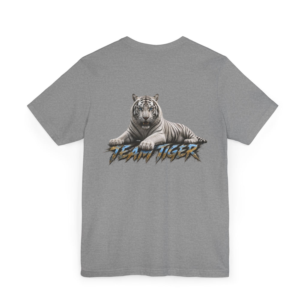Team Tiger Graphic T-Shirt — White Tiger Illustration Tee