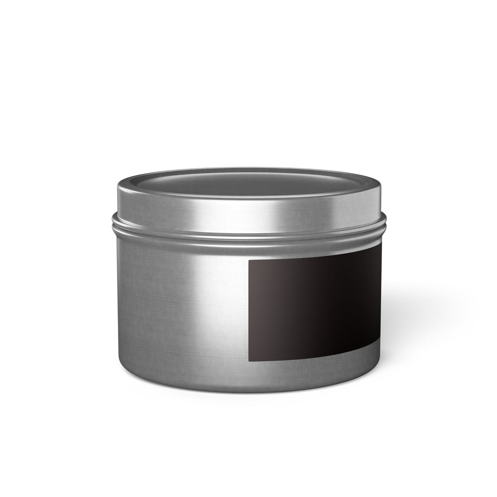 Black Tin Candle — Tonemo’s Romantic Rose Scented Travel Candle