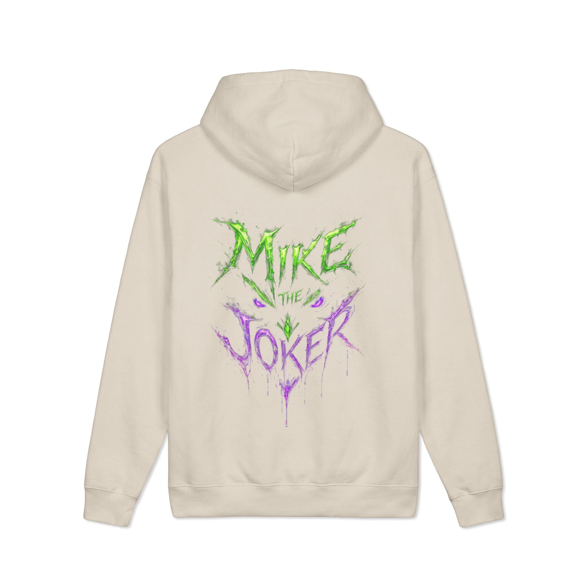 Mike the Joker Hoodie — Grunge Neon Graphic Pullover
