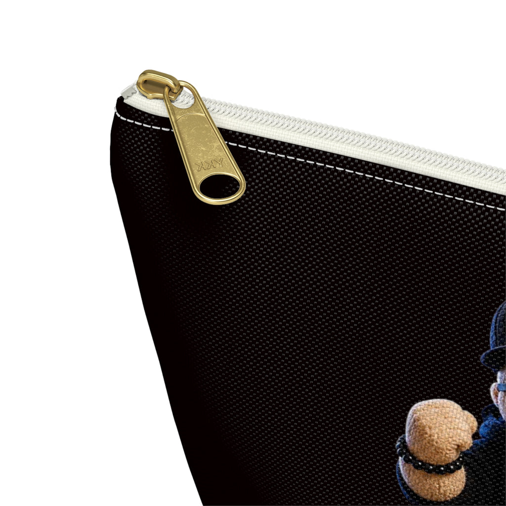 Crew Skum Cartoon Character Accessory Pouch — T‑Bottom Cosmetic Bag
