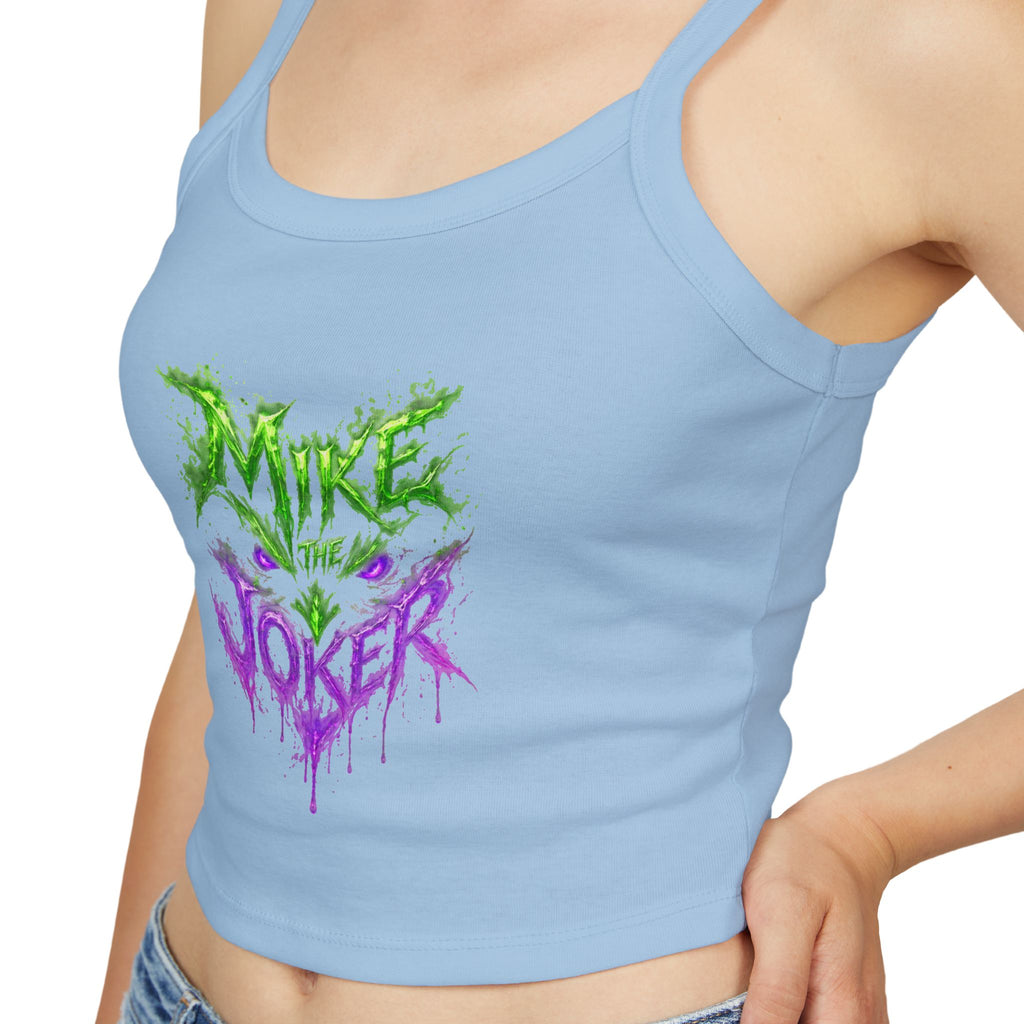 Tank Top — 'Pure Joker' Graffiti Drip Crop Tank
