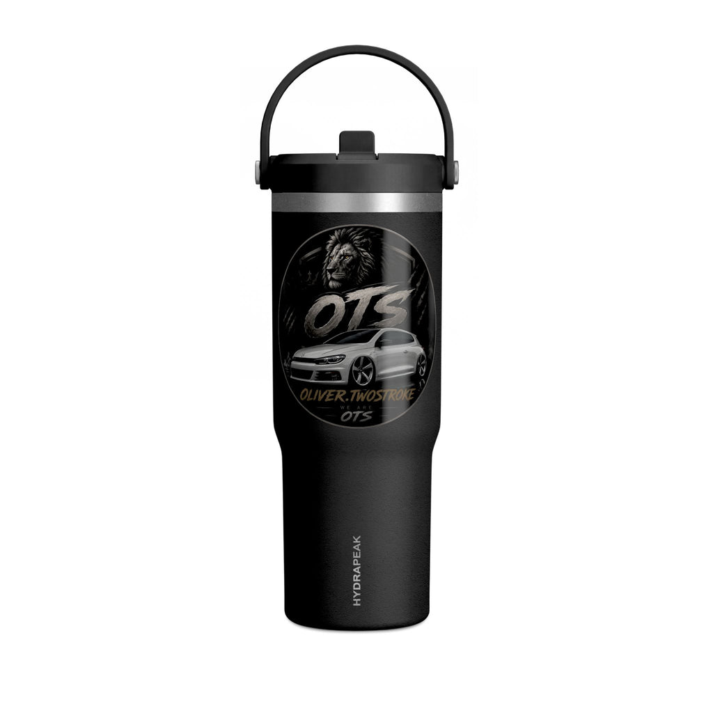 Nomad Tumbler 32oz – Black OTS Lion & Car Insulated Travel Tumbler