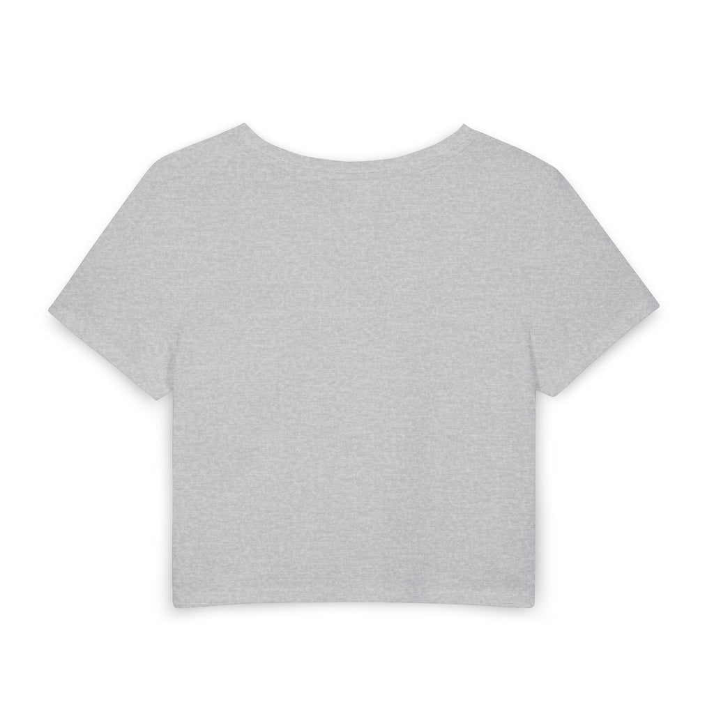 NLC Mini Tarot Vibes Baby Tee - Small Chest Cardistry Graphic Women's Crop Top