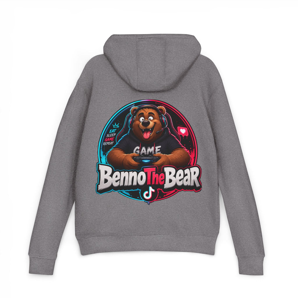 Benno The Bear Gaming Hoodie — Gamer Logo Pullover
