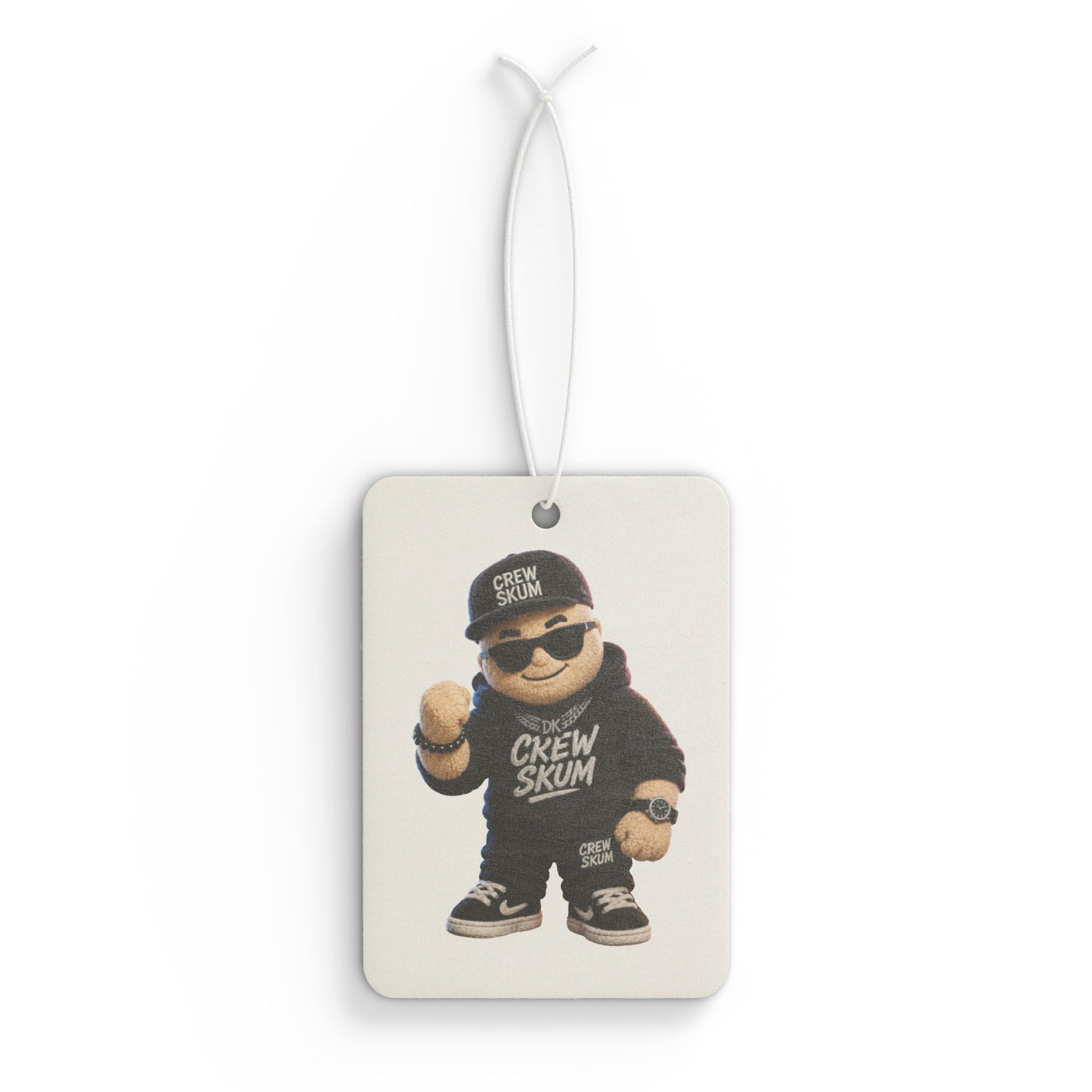 Car Air Freshener — 'Crew Skum' Street Style Character Scented Tag
