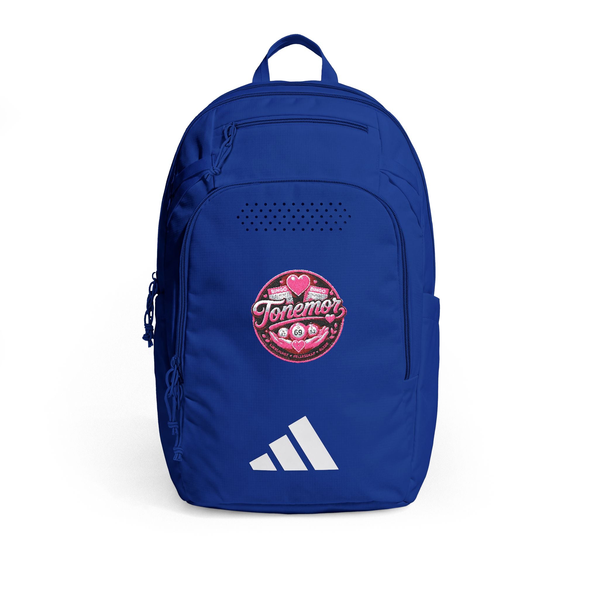 Embroidered Sequin Logo Backpack — adidas Defender 5
