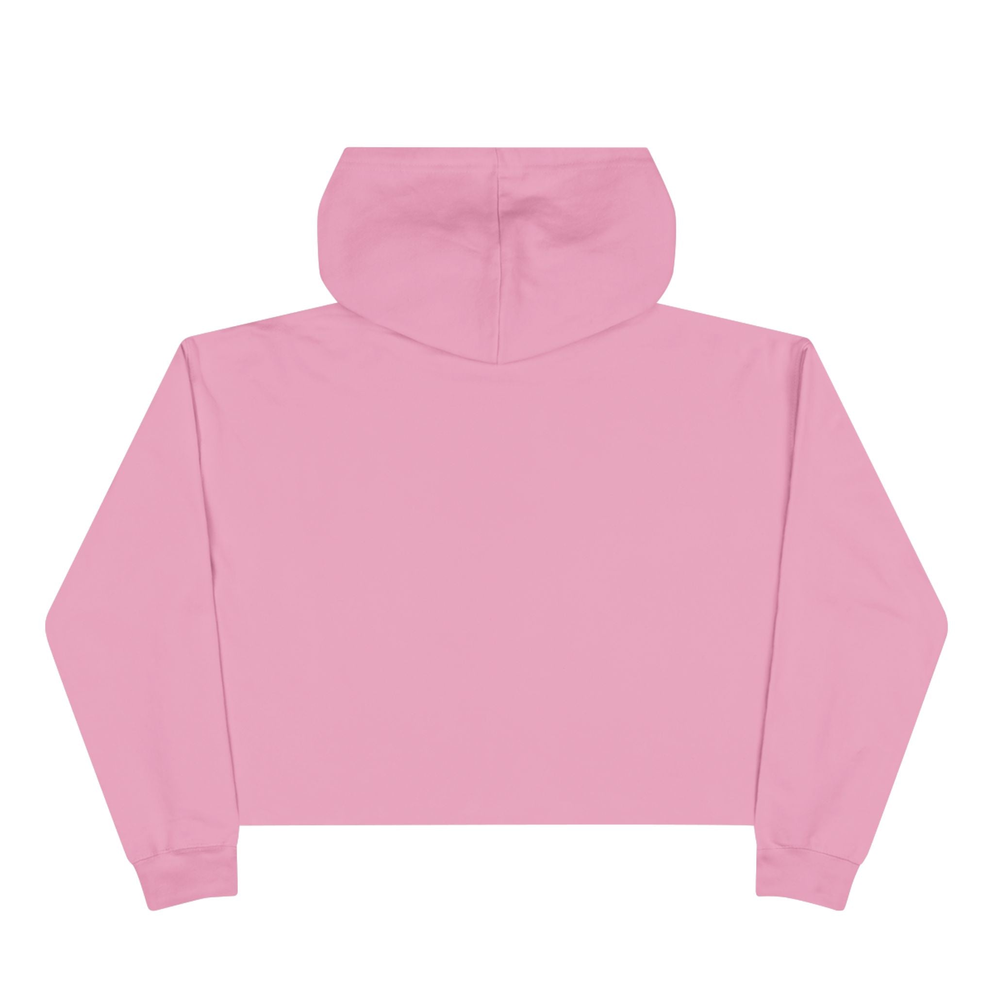Tonemor Heart Badge Crop Hoodie — Retro Valentine Graphic Crop Hoodie