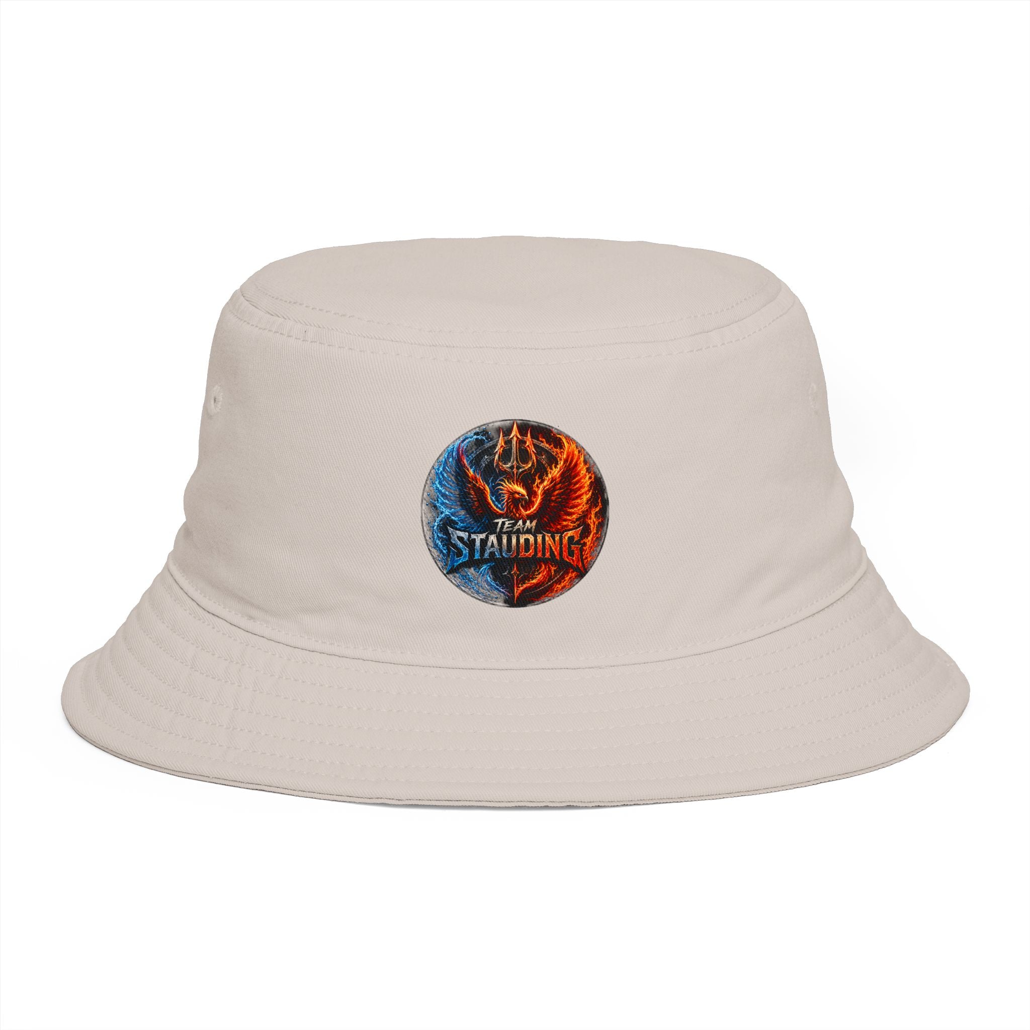 Next Level Creation Agency Brown Bucket Hat — Logo Embroidered Streetwear