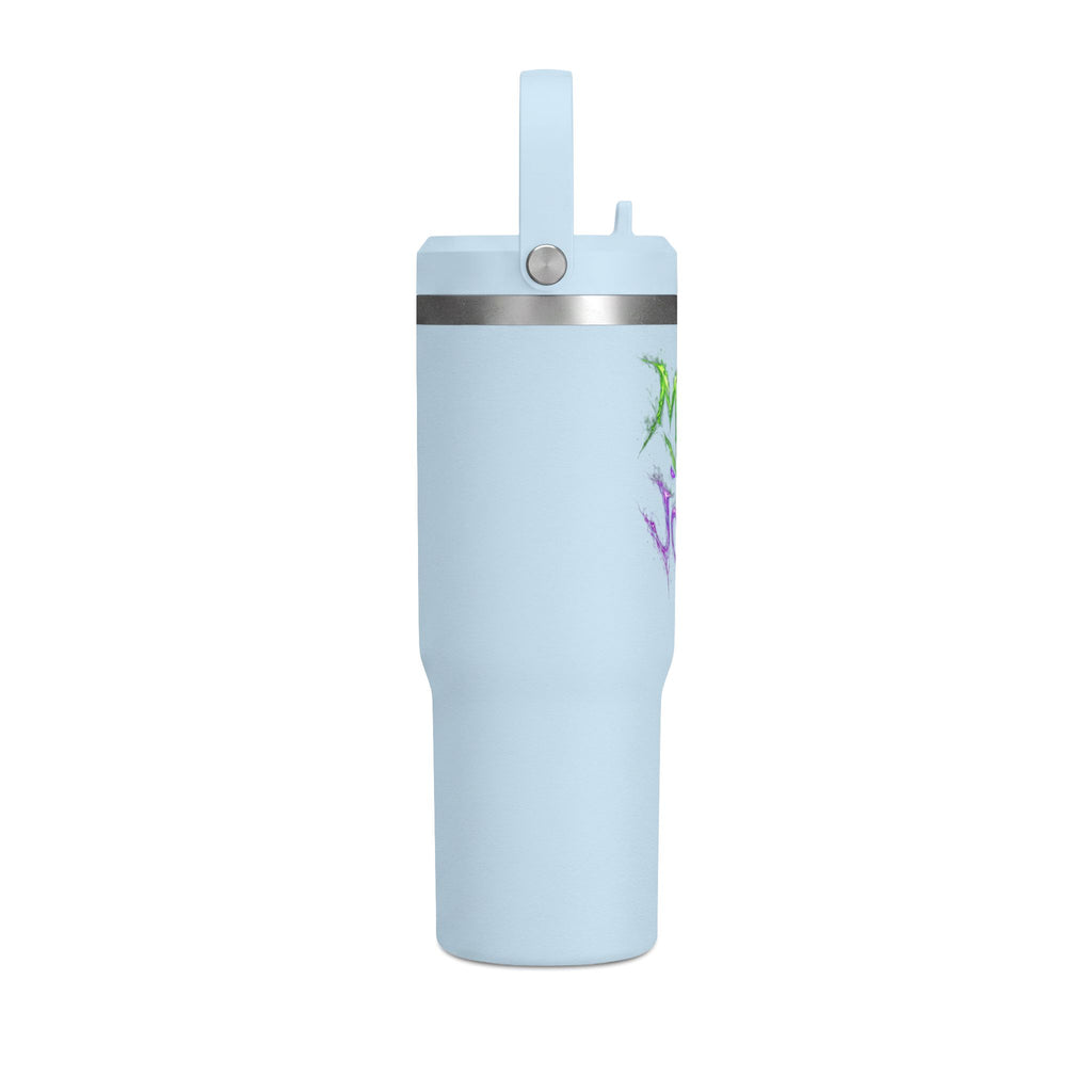 Tumbler — "Mike the Joker" Neon Graffiti 32oz Insulated Travel Mug