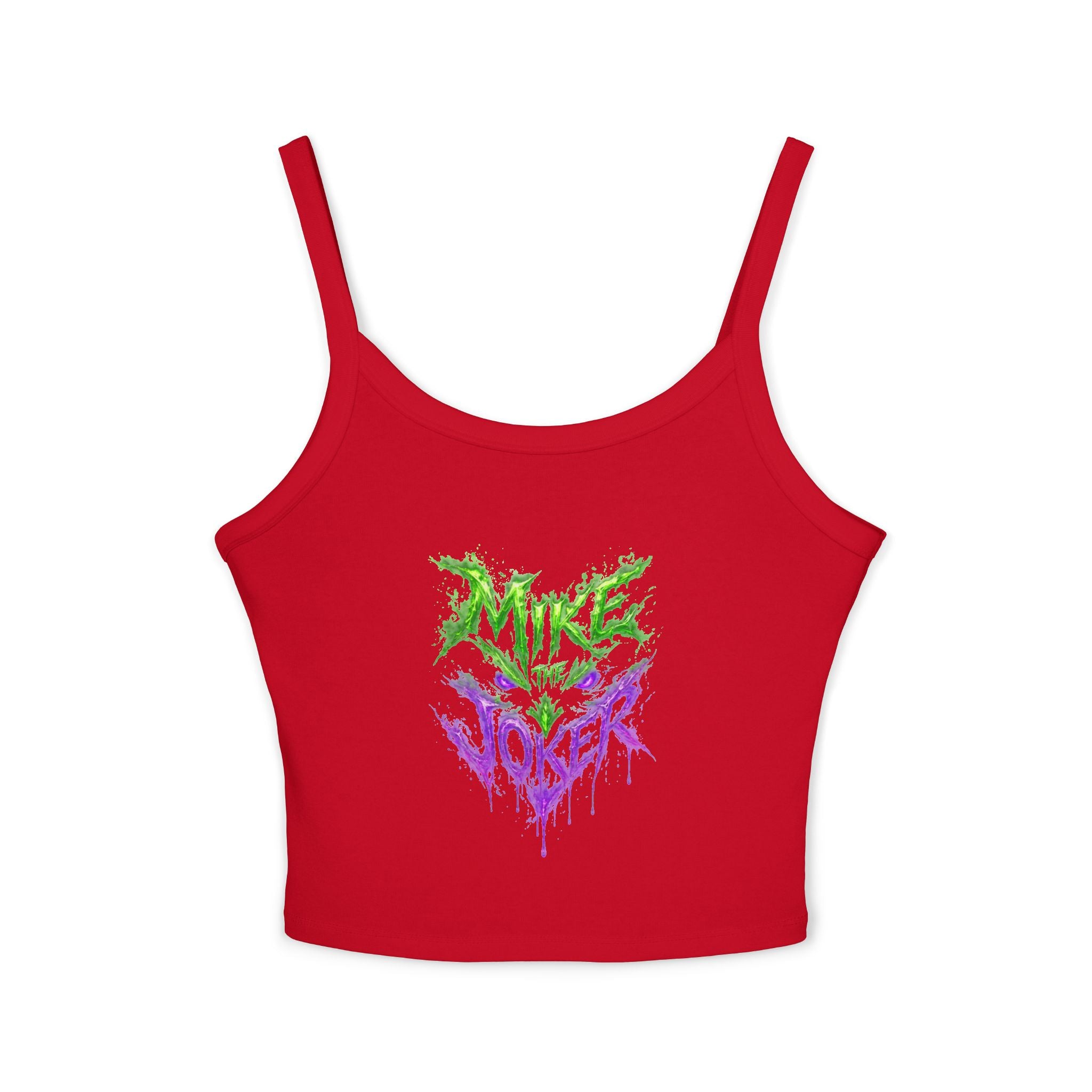 Tank Top — 'Pure Joker' Graffiti Drip Crop Tank