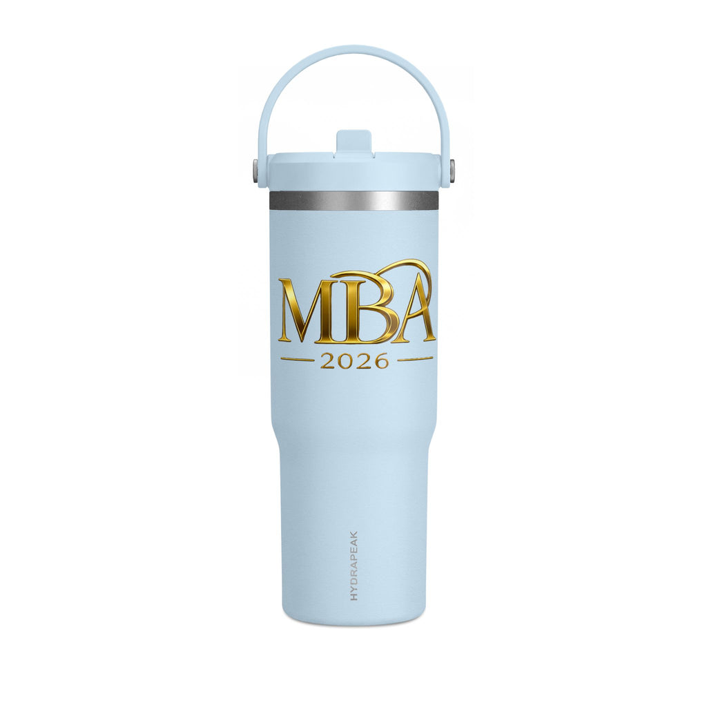 MBA 2026 Insulated 32oz Nomad Tumbler — Gold Crest Travel Mug