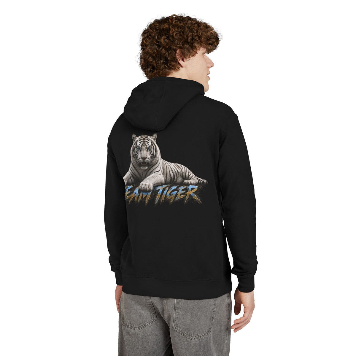 Tiger Hoodie — 'Team Tiger' Graphic Pullover