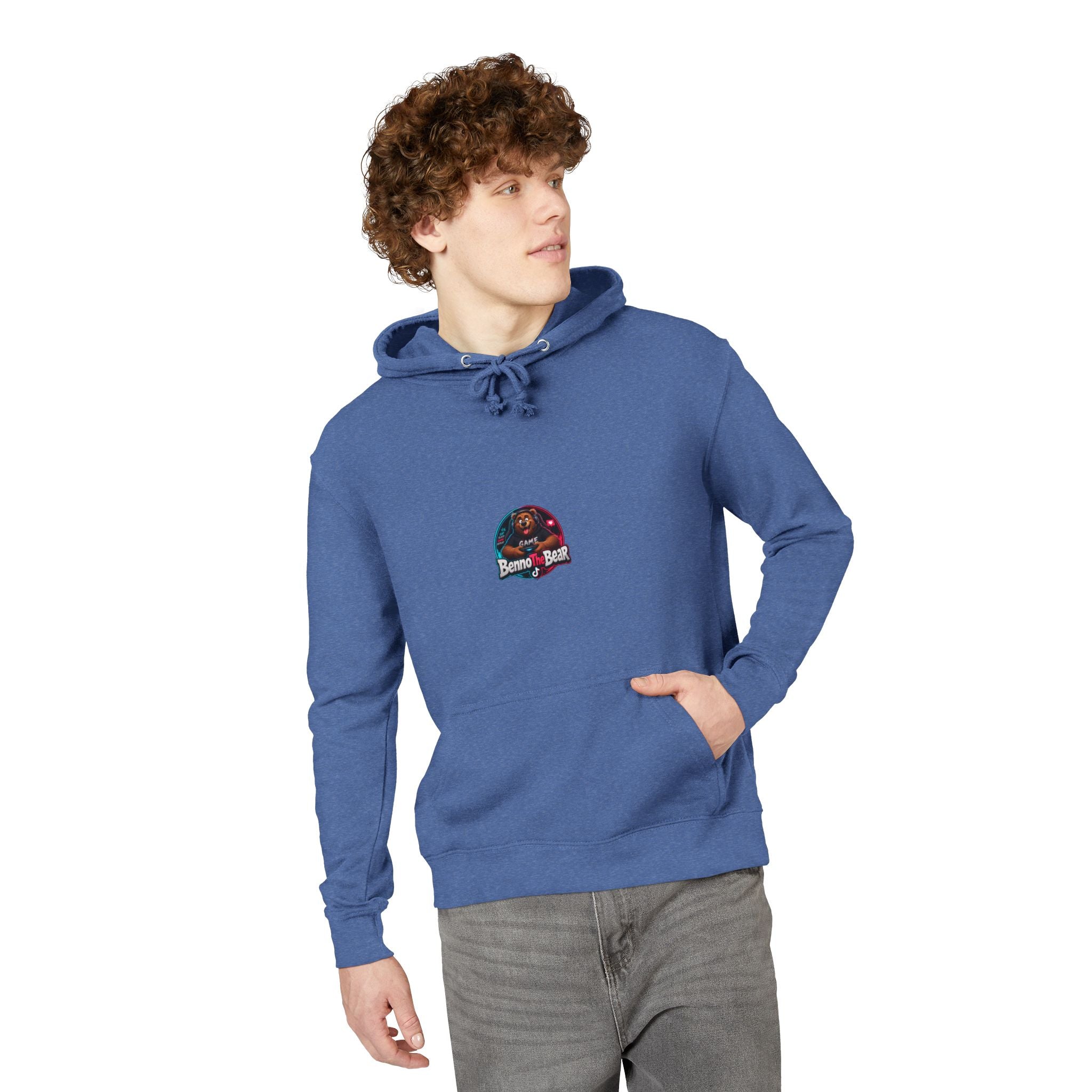 Benno The Bear Gaming Hoodie — Gamer Logo Pullover