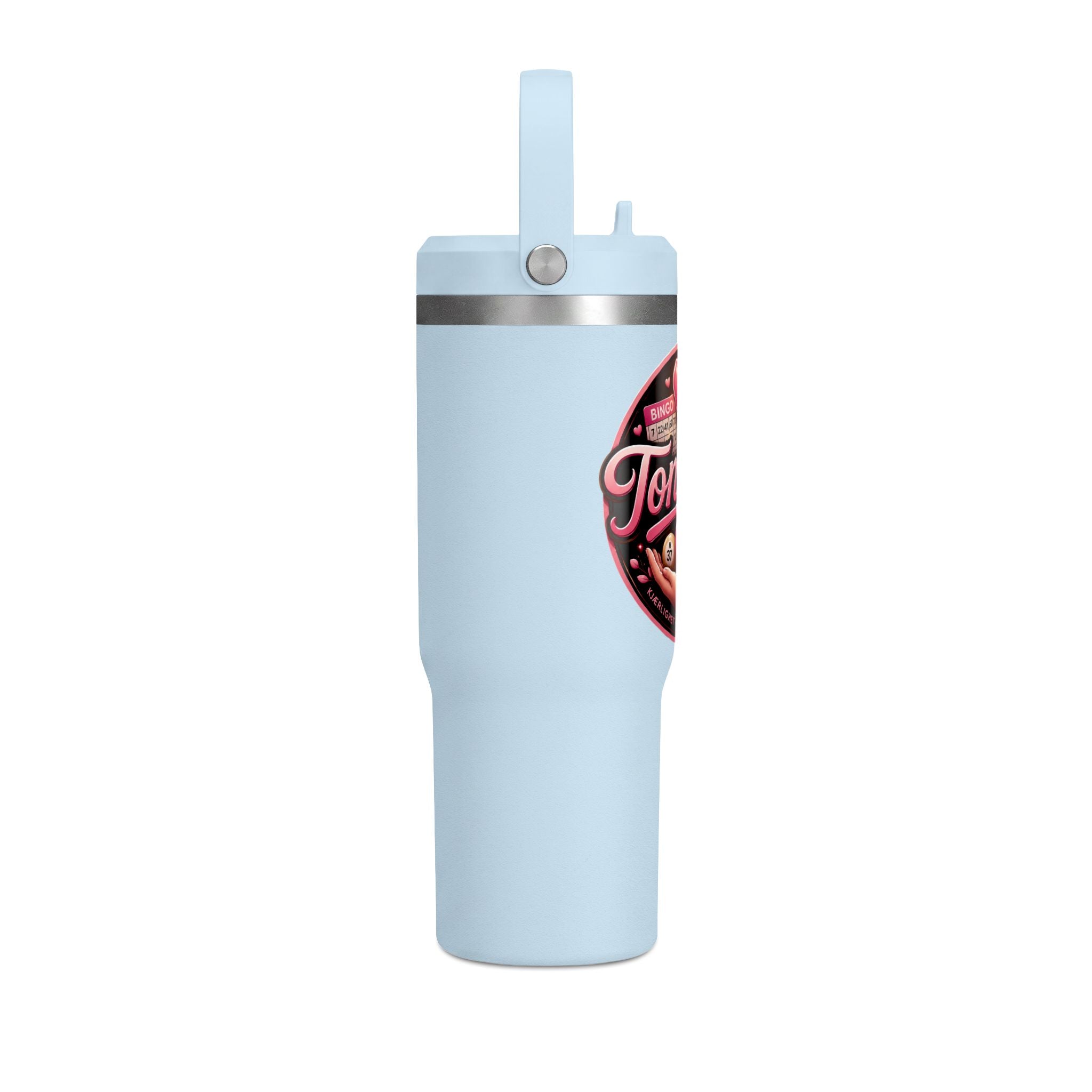 Nomad 32oz Tumbler — Pink Retro Tonemor Heart Logo Travel Mug