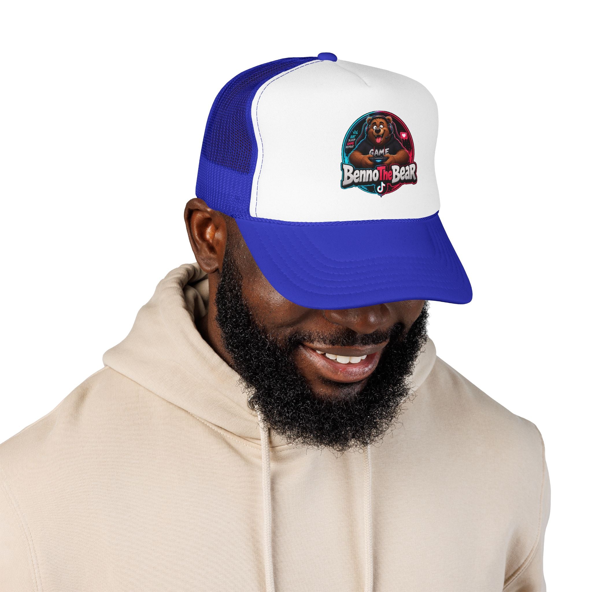 Trucker Hat — 'Benno the Bear' Gaming Logo Foam Cap