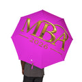 MBA 2026 Foldable Umbrella — Pink Semi‑Automatic Travel Umbrella