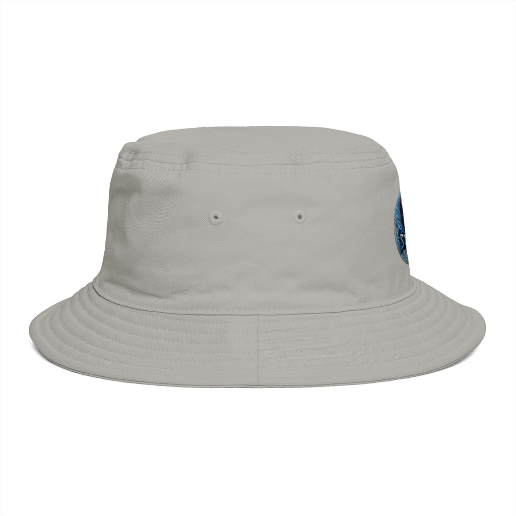 Next Level Creation Agency Brown Bucket Hat — Logo Embroidered Streetwear